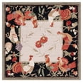 thumbnail image 1 of SAFAVIEH Chelsea Shelton Novelty Wool Area Rug, Ivory/Black, 3' x 3' Square, 1 of 11