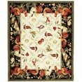thumbnail image 1 of SAFAVIEH Chelsea Shelton Rooster Wool Area Rug, Ivory/Black, 8'9" x 11'9", 1 of 11