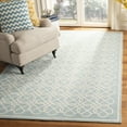 thumbnail image 1 of SAFAVIEH Chelsea Sorrel Geometric Wool Area Rug, Blue/Ivory, 3'9" x 5'9", 1 of 7