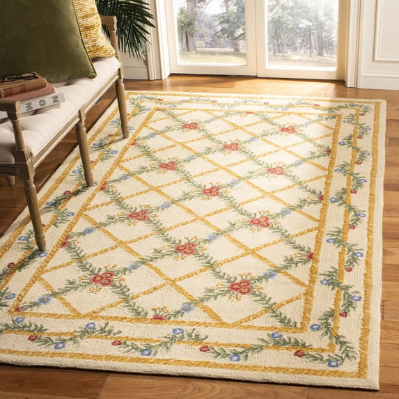 Safavieh Chelsea Thane Bordered Area Rug, Ivory, 5'3" x 8'3"