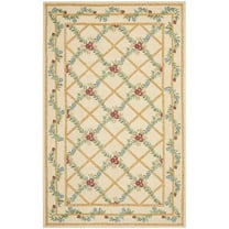 SAFAVIEH Chelsea Thane Floral Wool Runner Rug, Ivory, 2'6" x 8'