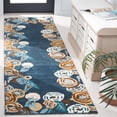 thumbnail image 1 of Safavieh Chelsea Trochez Floral Runner Rug, Blue/Ivory, 2'3" x 8', 1 of 10