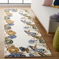 thumbnail image 1 of Safavieh Chelsea Trochez Floral Runner Rug, Ivory/Blue, 2'3" x 8', 1 of 10