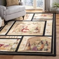 thumbnail image 1 of Safavieh Chelsea Tuscany Bordered Wool Area Rug, Gold/Multi, 3'9" x 5'9", 1 of 8