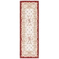 thumbnail image 1 of SAFAVIEH Chelsea Zoja Floral Wool Runner Rug, Ivory/Burgundy, 2'6" x 10', 1 of 10