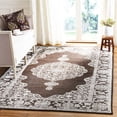thumbnail image 1 of SAFAVIEH Chester Jacqueline Floral Bordered Area Rug, Brown/Linen, 6' x 9', 1 of 7