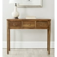 thumbnail image 1 of SAFAVIEH Cindy Contemporary Nautical Console w/ 3 Storage Drawers, Oak, 1 of 5