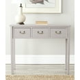 thumbnail image 1 of SAFAVIEH Cindy Contemporary Nautical Console w/ 3 Storage Drawers, Quartz Grey, 1 of 5