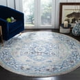 thumbnail image 1 of SAFAVIEH Claremont Roseann Oriental Area Rug, Blue/Light Gray, 6'7" x 6'7" Round, 1 of 7