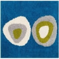 thumbnail image 1 of SAFAVIEH Clark Abstract Shag Area Rug, Blue/Multi, 5' x 5' Square, 1 of 10