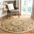 thumbnail image 1 of SAFAVIEH Classic Chandler Oriental Wool Area Rug, Taupe/Light Green, 3'6" x 3'6" Round, 1 of 12