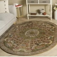 thumbnail image 1 of SAFAVIEH Classic Chandler Oriental Wool Area Rug, Taupe/Light Green, 4'6" x 6'6" Oval, 1 of 13