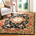 thumbnail image 1 of SAFAVIEH Classic Chedomir Floral Wool Area Rug, Black/Green, 8'3" x 11', 1 of 9