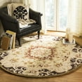 thumbnail image 1 of SAFAVIEH Classic Chedomir Floral Wool Area Rug, Gold/Cola, 8' x 8' Round, 1 of 8