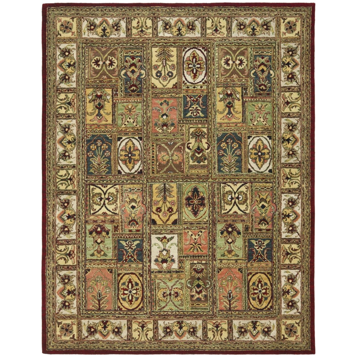 Ivory Hand-Tufted Wool Rectangular Area Rug, 11' x 15'