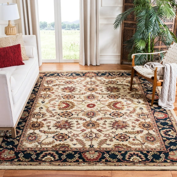 Safavieh Classic Fredrick Oriental Wool Area Rug, Ivory/Navy, 7'6" x 9'6"