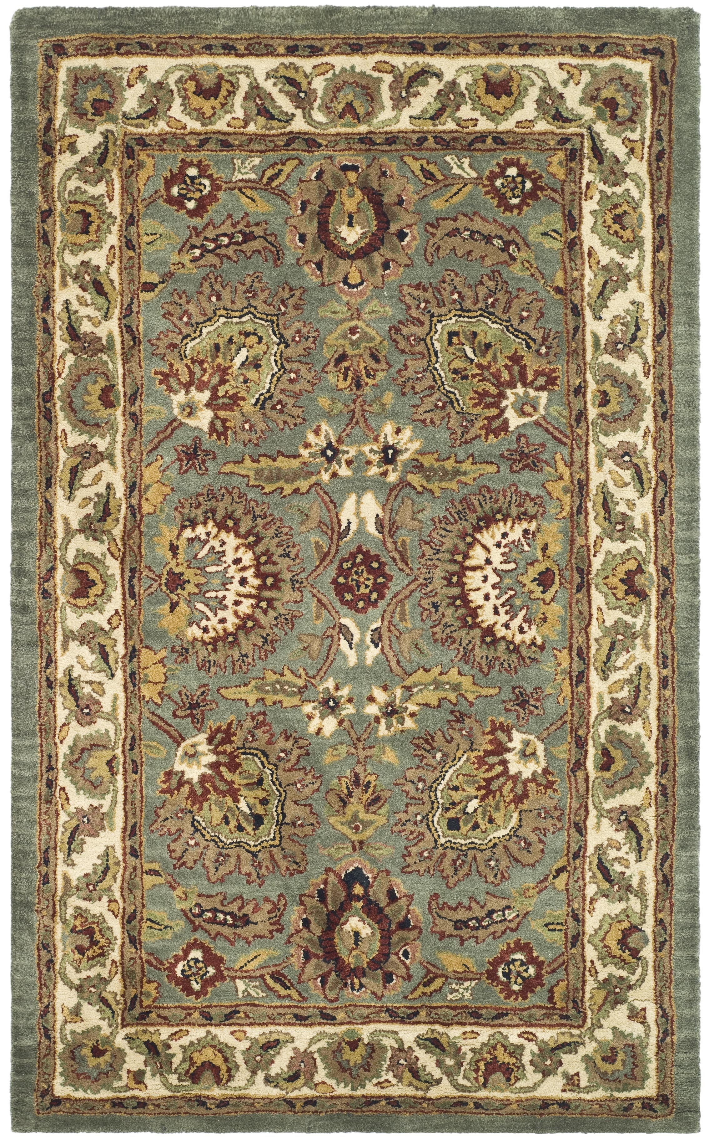 Ivory Elegance Hand-Tufted Wool Rectangular Area Rug