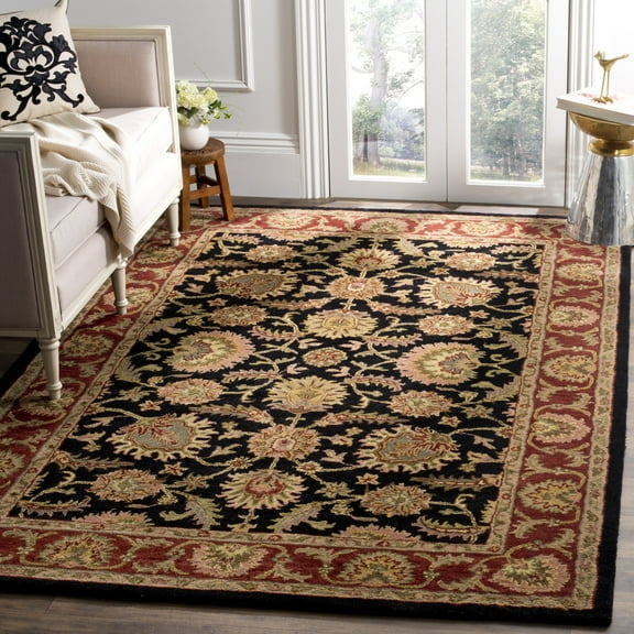 SAFAVIEH Classic Fredrick Oriental Wool Area Rug, Navy/Red, 8'3" x 11'