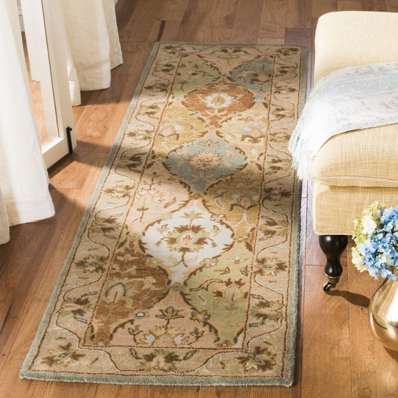 SAFAVIEH Classic Georiana Floral Wool Runner Rug, Multi, 2'3" x 8'