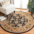 thumbnail image 1 of SAFAVIEH Classic Gloria Oriental Wool Area Rug, Black/Gold, 5' x 5' Round, 1 of 10