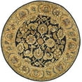 thumbnail image 1 of SAFAVIEH Classic Gloria Traditional Wool Area Rug, Black/Gold, 5' x 5' Round, 1 of 4