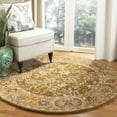 thumbnail image 1 of SAFAVIEH Classic Gloria Oriental Wool Area Rug, Olive/Camel, 4'6" x 6'6" Oval, 1 of 11