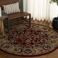 thumbnail image 1 of SAFAVIEH Classic Gloria Oriental Wool Area Rug, Red/Gold, 5' x 5' Round, 1 of 12