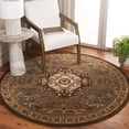 thumbnail image 1 of SAFAVIEH Classic Kirsteen Oriental Wool Area Rug, Beige/Olive, 6' x 6' Round, 1 of 13