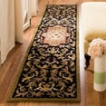 thumbnail image 1 of SAFAVIEH Classic Kirsteen Oriental Wool Runner Rug, Black/Beige, 2'3" x 12', 1 of 11