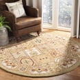 thumbnail image 1 of SAFAVIEH Classic Mordikai Abstract Wool Area Rug, Sage/Multi, 3'6" x 3'6" Round, 1 of 11