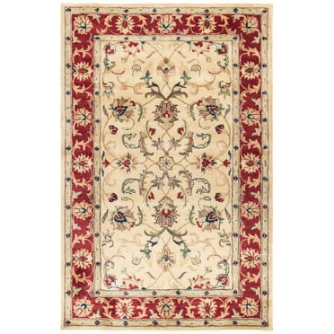 SAFAVIEH Classic Nicholas Oriental Wool Area Rug, Gold/Red, 7'6" x 9'6" Oval