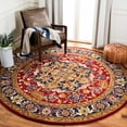thumbnail image 1 of SAFAVIEH Classic Roderick Oriental Wool Area Rug, Red/Navy, 7'6" x 9'6" Oval, 1 of 10