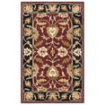 thumbnail image 1 of SAFAVIEH Classic Shanelle Traditional Wool Area Rug, Burgundy/Black, 3' x 5', 1 of 5
