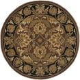 thumbnail image 1 of SAFAVIEH Classic Shanelle Traditional Wool Area Rug, Rust/Black, 6' x 6' Round, 1 of 9