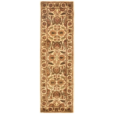 SAFAVIEH Classic Shanelle Traditional Wool Runner Rug, Camel, 2'3" x 8'
