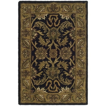 SAFAVIEH Classic Tatyanna Floral Bordered Wool Area Rug, Multi/Red, 2' x 3'