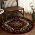 thumbnail image 1 of SAFAVIEH Classic Tatyanna Oriental Wool Area Rug, Assorted/Red, 3'6" x 3'6" Round, 1 of 13
