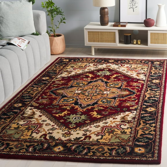 SAFAVIEH Classic Tatyanna Oriental Wool Area Rug, Assorted/Red, 9'6" x 13'6"
