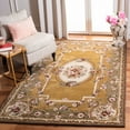 thumbnail image 1 of SAFAVIEH Classic Thomasina Floral Wool Area Rug, Light Gold/Green, 7'6" x 9'6", 1 of 11