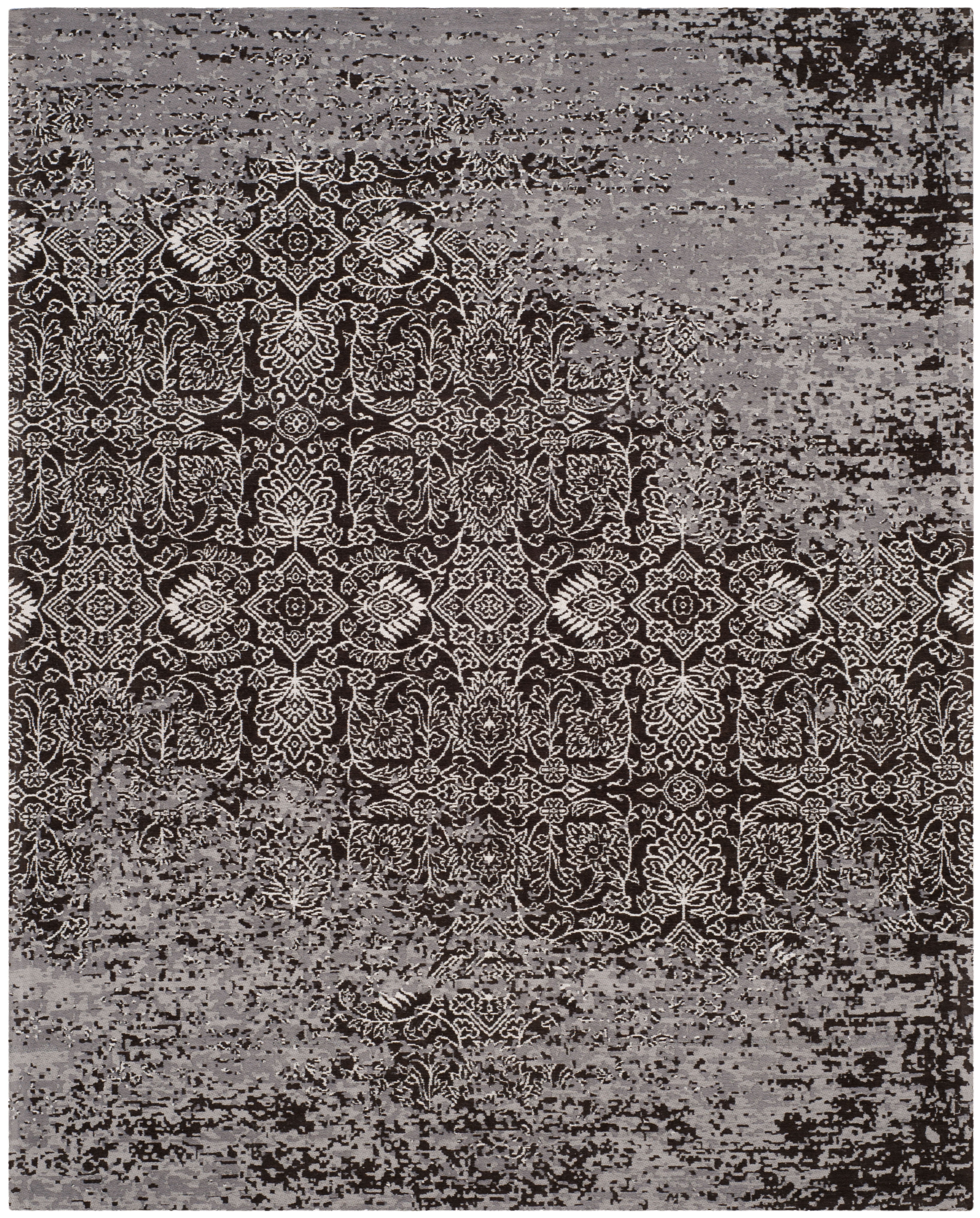 Silverabstrackt Rug SAFAVIEH Classic Vintage Adelaide Abstract Area Rug, Silver/Brown, 8' x ...