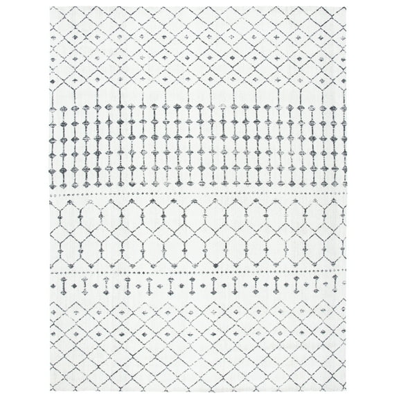 SAFAVIEH Classic Vintage Angela Geometric Area Rug, Beige/Black, 8' x 10'