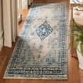 thumbnail image 1 of SAFAVIEH Classic Vintage Bedinn Overdyed Polyester Runner Rug, Blue, 2'3" x 8', 1 of 8