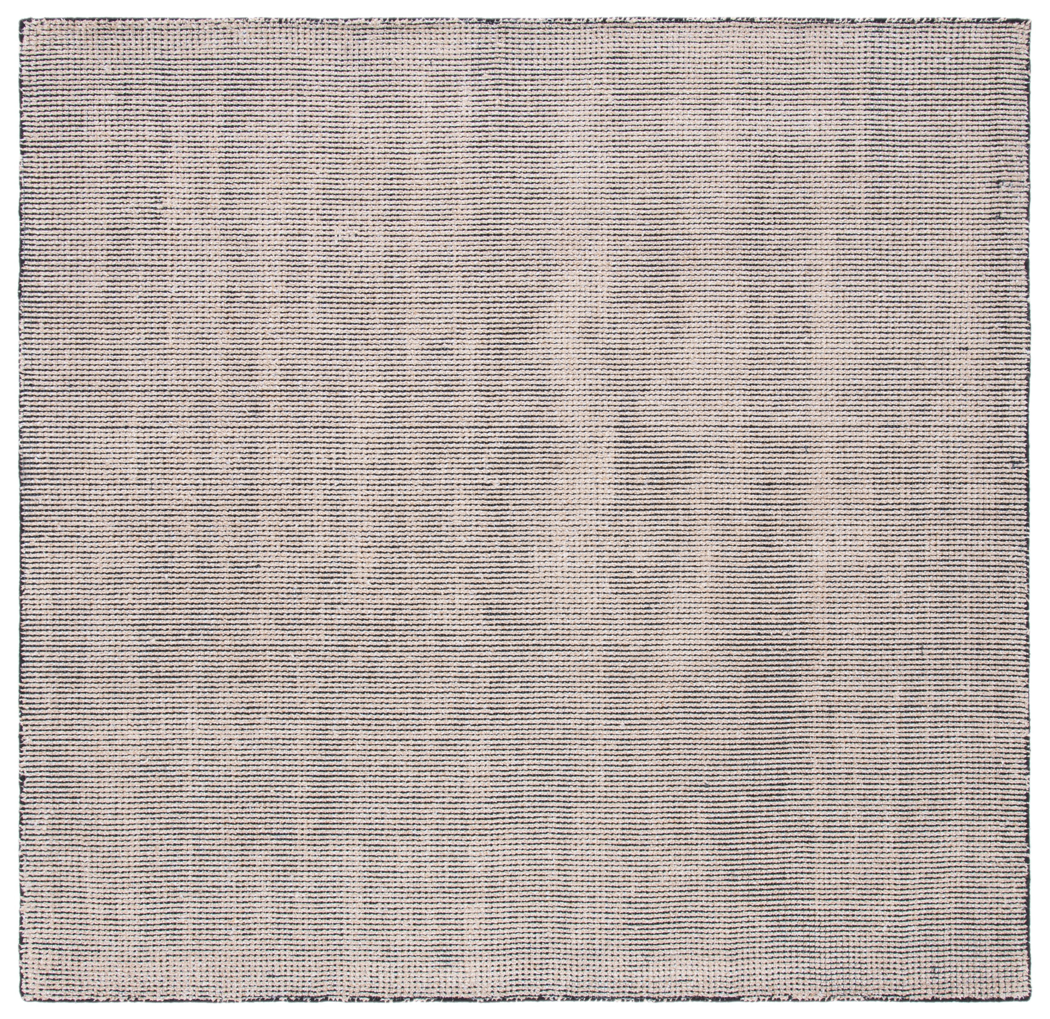 SAFAVIEH Classic Vintage Blanca Distressed Area Rug, Natural/Black, 6' x 6' Square