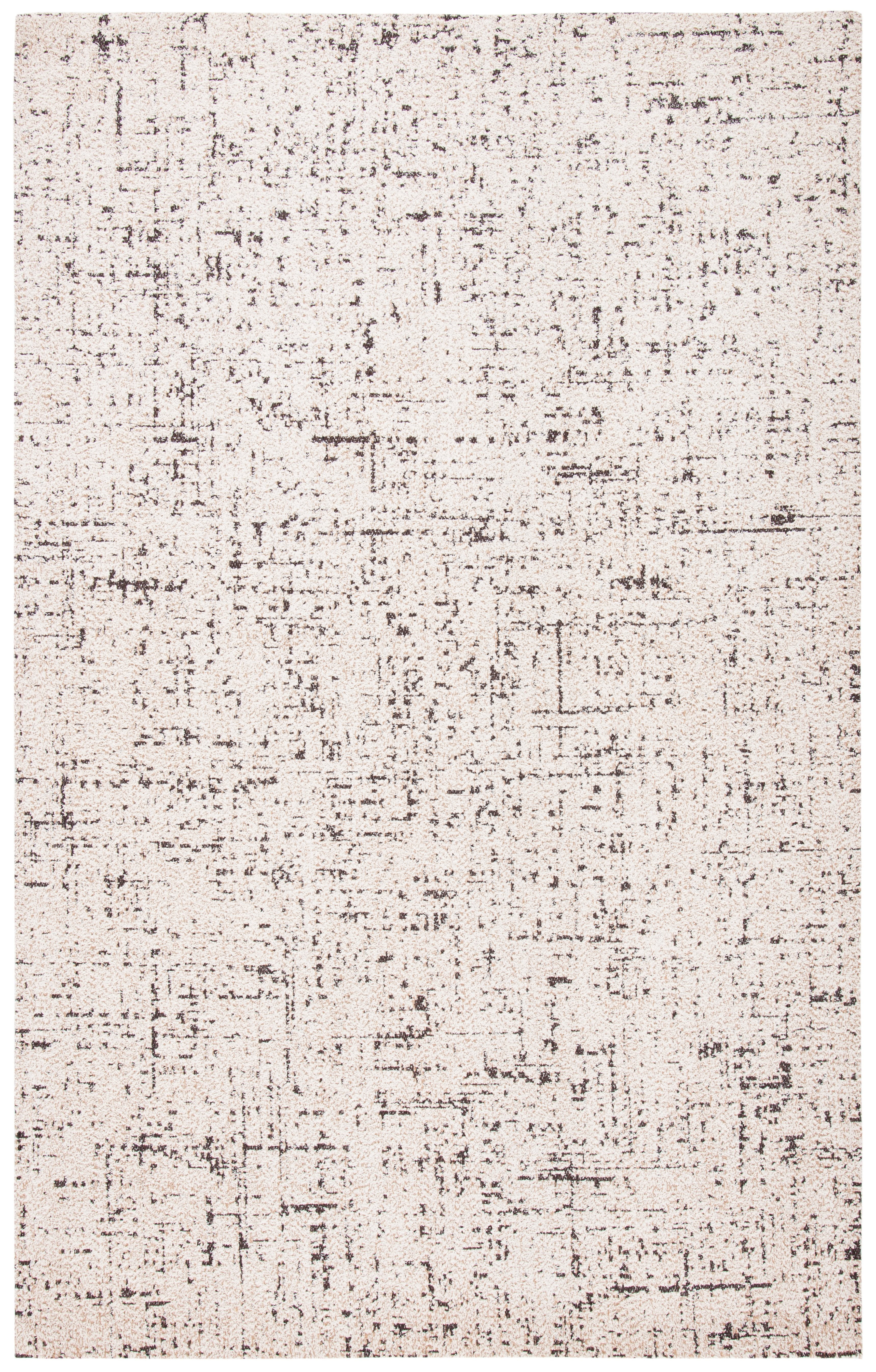 Ivory and Natural Flat Woven Rectangular Area Rug