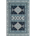 thumbnail image 1 of SAFAVIEH Classic Vintage Clarette Chevron Bordered Area Rug, Navy/Light Blue, 5' x 8', 1 of 9