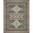 thumbnail image 1 of SAFAVIEH Classic Vintage Clarette Chevron Bordered Area Rug, Slate/Beige, 4' x 6', 1 of 9
