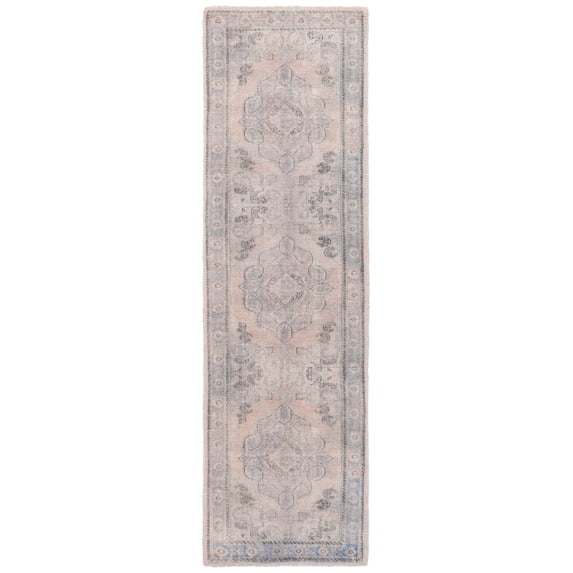 SAFAVIEH Classic Vintage Elinor Southwestern Runner Rug, Gray/Beige, 2'3" x 8'