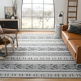 thumbnail image 1 of SAFAVIEH Classic Vintage Eric Geometric Polyester Area Rug, Black, 8' x 10', 1 of 4