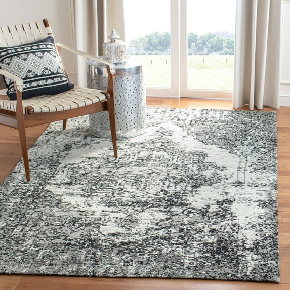 SAFAVIEH Classic Vintage Giuseppe Overdyed Area Rug, Grey/Ivory, 8' x 10'