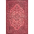 thumbnail image 1 of SAFAVIEH Classic Vintage Ivonette Overdyed Border Cotton Area Rug, Fuchsia, 4' x 6', 1 of 4